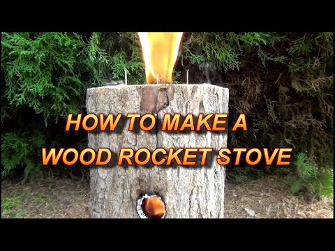 How To Make A Wood Rocket Stove - Easy & Multi-Use!