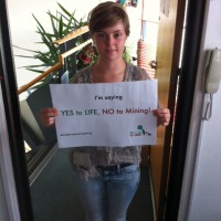 Megan Pay- Global Day Against Mega Mining