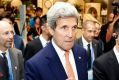 US Secretary of State John Kerry during the G20 Summit in Hangzhou on Sunday. Mr Kerry emerged briefly to announce a ...