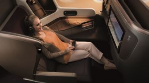 Singapore Airlines A350-900 business class.