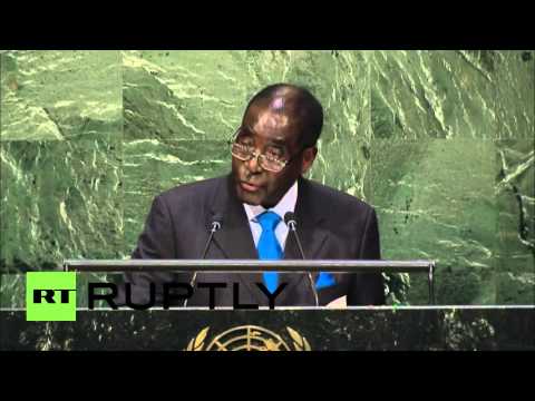 UN: "We are not gays" - Mugabe shocks the UN General Assembly