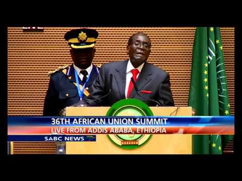 AU Chair Robert Mugabe address: 26th AU Summit