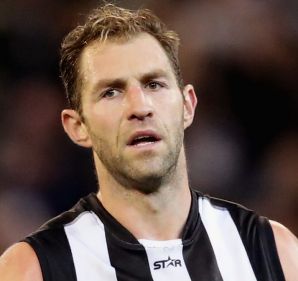 Staying put? Nathan Buckley says Travis Cloke could yet stay at Collingwood.