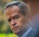 Opposition Leader Bill Shorten fronts the media in Moonee Ponds, Melbourne on Tuesday.