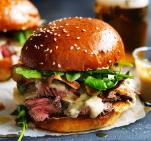 Adam Liaw's ultimate steak sandwich.