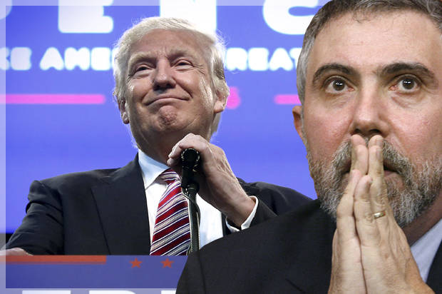 Desperately slamming Krugman: Columnist unfairly targeted for anti-Trump, pro-Hillary commentary