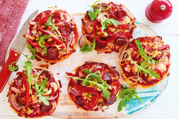 Meatlovers mini pizzas