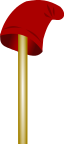 Phrygian cap on pole.svg