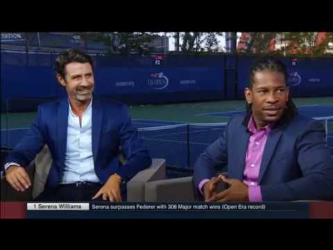 Patrick Mouratoglou (Serena Williams Coach) and Darren Cahill (Simona Halep Coach) US Open Interview