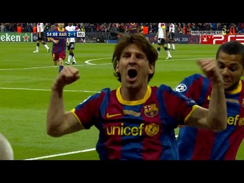 FC Barcelona vs Manchester United 3-1 Highlights (UCL Final) 2010-11 HD 720p (English Commentary)