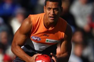 Flashback: Israel Folau in action for the Giants.