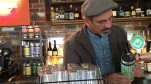 NBC master brewer Ken Arrowsmith preparing a pale ale Canimal.