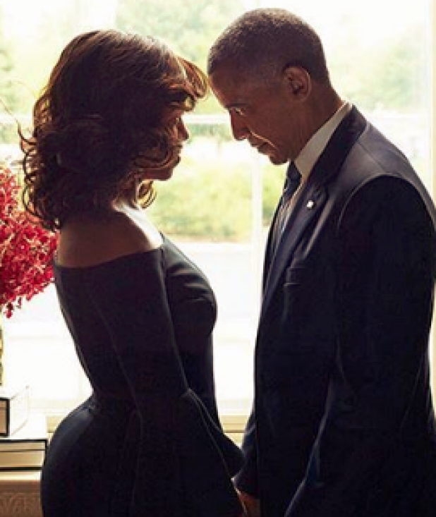 Barack and Michelle Obama.