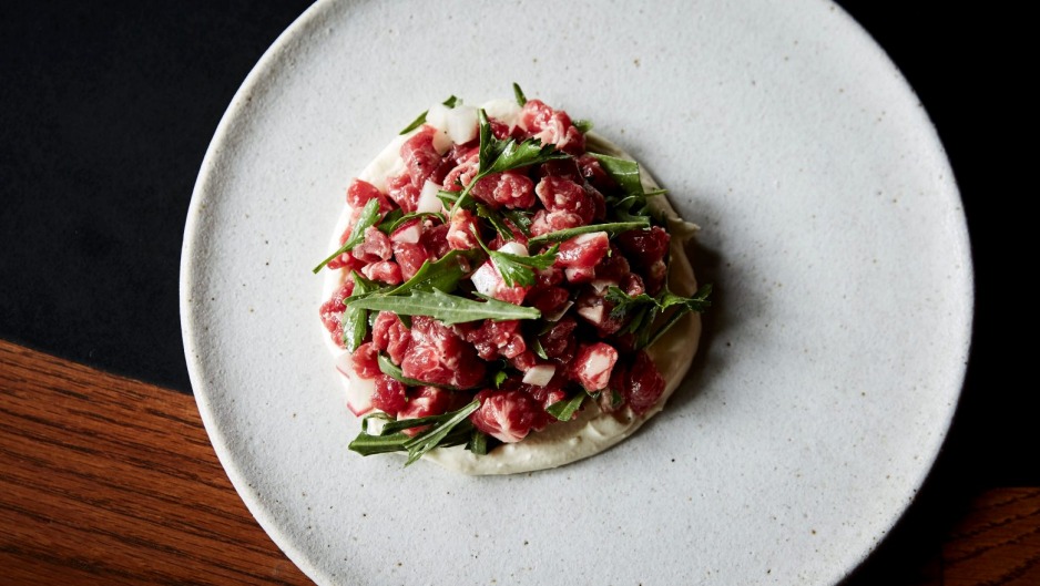 Lamb tartare at Embla.