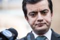 Senator Sam Dastyari as he tried to justify his actions at a 25-minute grilling earlier this week.