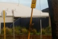 A rabbit was found tied to a street sign in Byford.