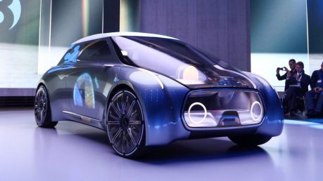 BMW's Mini Vision Next 100 electric concept car  unveiled in London in June.