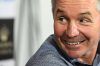 CAIRNS, AUSTRALIA - JULY 03:  Cowboys coach Paul Green smiles at the post match media conference at the end of during ...