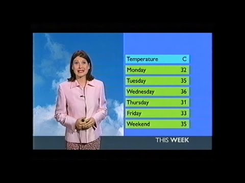 BBC Weather August 2003 heatwave