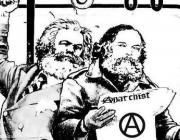 Karl Marx and Mikhail Bakunin