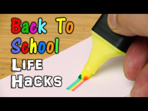 Back To School Life Hacks