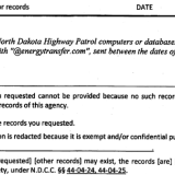 North Dakota Highway Patrol Refuses to Release Emails with Energy Transfer Partners