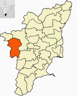 Location of Coimbatore District