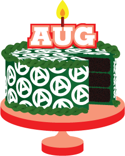 August Political Prisoner Birthday Cake