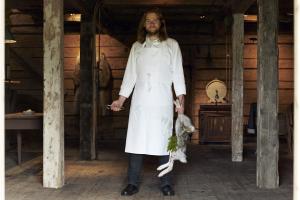 Jung und wild: Magnus Nilsson mit Hase