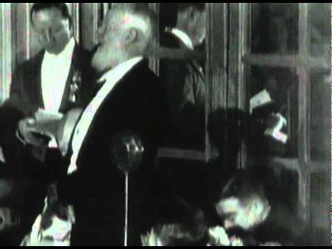 George Bernard Shaw giving a Speech at a dinner in honor of Albert Einstein