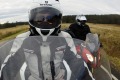 David McCowen (right) hit the road with his father Brian for a tour of northern NSW on BMW and Ducati motorcycles.