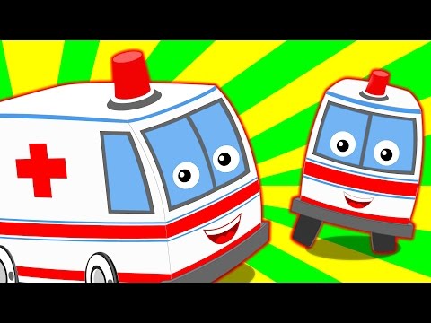 Ambulance Song | Nursery Rhymes For Kids And Childrens | Vehicle Song