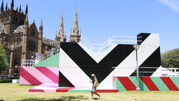 Street artist takes prime position in Sydney Festival's public art program