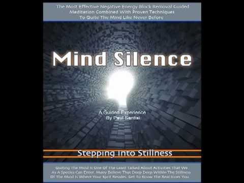 GUIDED MEDITATION MIND SILENCE Remove Negative Blocks Automatically Quiet The Mind Paul Santisi