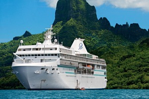 Paul Gauguin Cruises in Bora Bora.