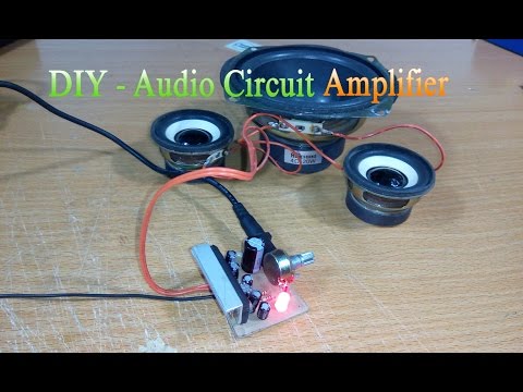 How to make Circuit amplifier Simple, Use IC LA4440