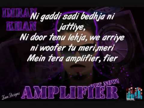 Imran Khan - Amplifier with Lyrics