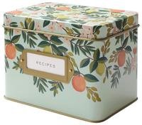 Rifle Paper Co.   Recipe Box - Citrus Floral