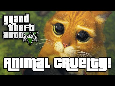 GTA V: ANIMAL CRUELTY! (GTA 5 Next Gen Funny Moments)