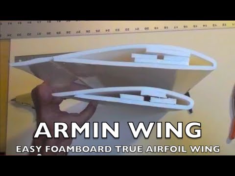 Easy Foamboard Wing Airfoil: the Basic Version