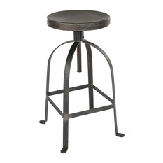 Industria Round Barstool - Bar Stools And Counter Stools