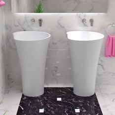 eurobath pedestal basin - Bathroom Vanities