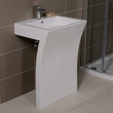 eurobath pedestal basin - Bathroom Vanities