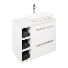 Aria 900 wall hung Vanity - Bathroom Vanities