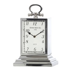 Nepean Silver Table Clock, 35 cm - Clocks