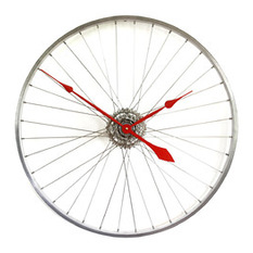 Bicycle Wheel Clock - Wall Clocks