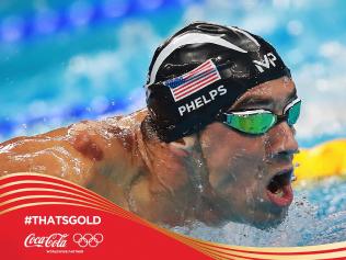 Coke Image of the day. Michael Phelps of the USA wins the Men's 200m Butterfly Final, his 20th Olympic Gold medal, on Day 4 of the swimming at the Rio 2016 Olympic Games. Picture. Phil Hillyard