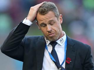 NEWCASTLE, AUSTRALIA - NOVEMBER 07: Scott Miller coach of the Jets during the round five A-League match between the Newcastle Jets and the Western Sydney Wanderers at Hunter Stadium on November 7, 2015 in Newcastle, Australia. (Photo by Tony Feder/Getty Images)