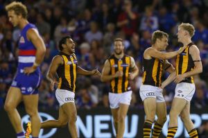 In round three, the Hawks lost the contested and uncontested ball, the clearances and the inside-50 count but still won ...