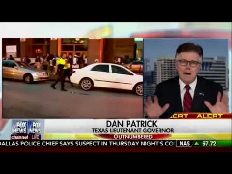 TX Lieutenant Governor Dan Patrick blames BLM for Dallas shooting